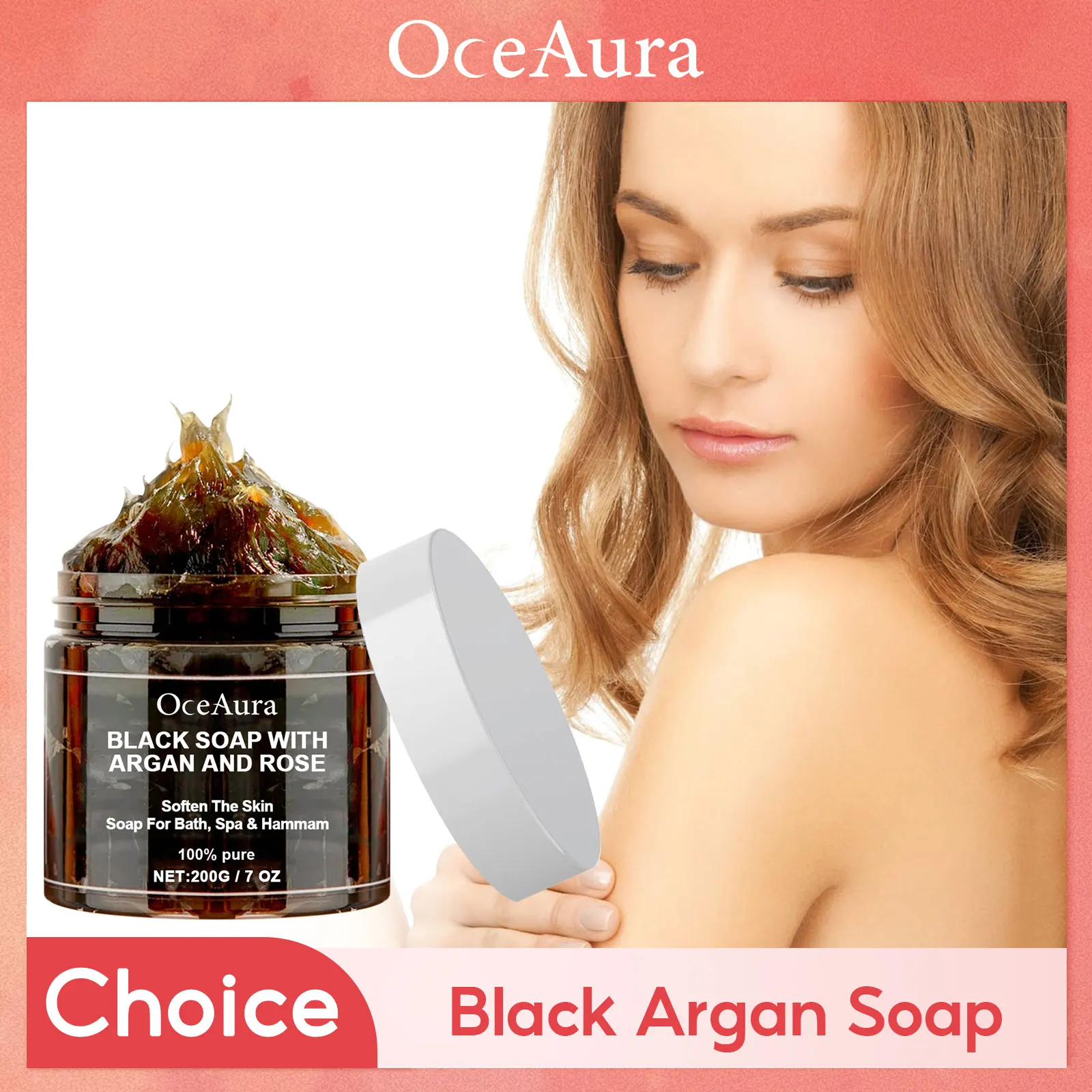 Black Cleansing Soap Deep Exfoliating Moisturizing Soft Skin Darkness Remover Oil Control Reduce Acne Brighten Body Scrub Cream