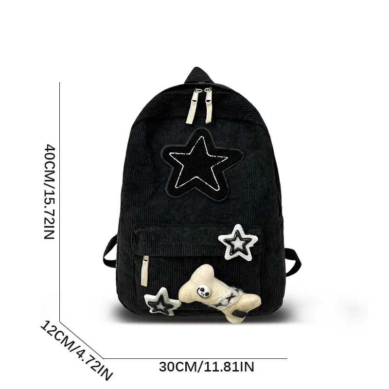 Black Grey White Red Versatile Backpack High Quality Large Capacity Waterproof Travel Bag Washable Nylon Computer Bag Unisex