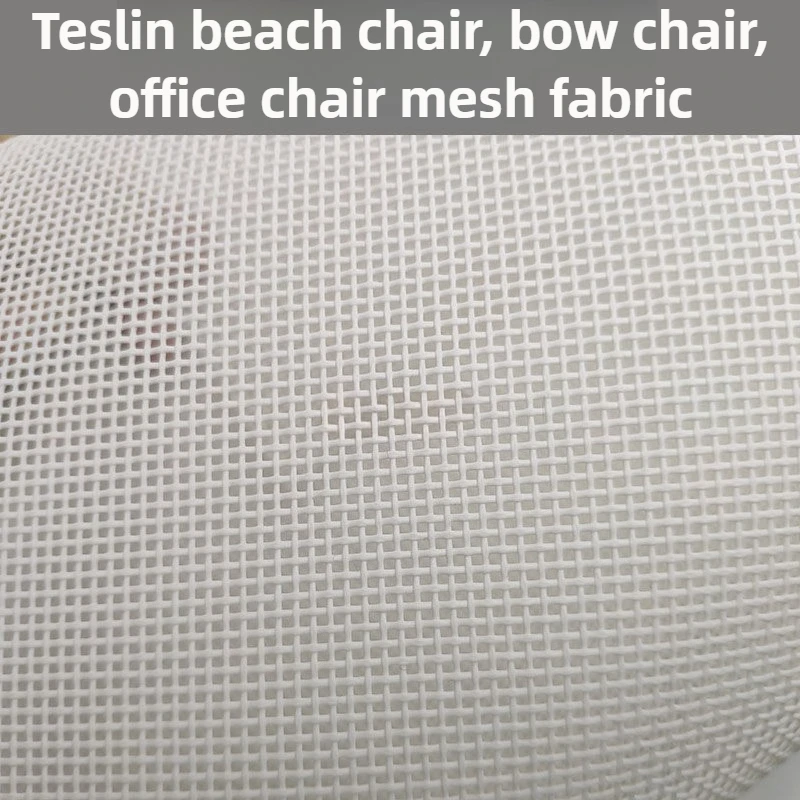 Breathable Black Mesh Fabric By The Meter for Decoration Cushion Curtains Sewing Plain Outdoor Beach Chairs Cloth Thick Wearable