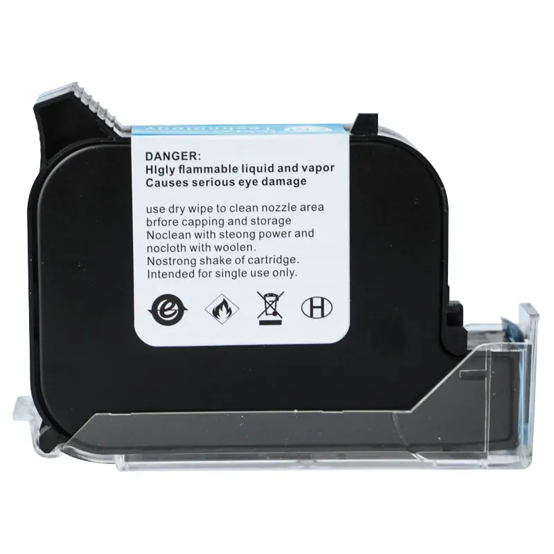 Cartridge 12.7mm 25.4mm TIJ Online Handheld Mini Inkjet Printer Fast Drying Water-proof Solvent Ink Original