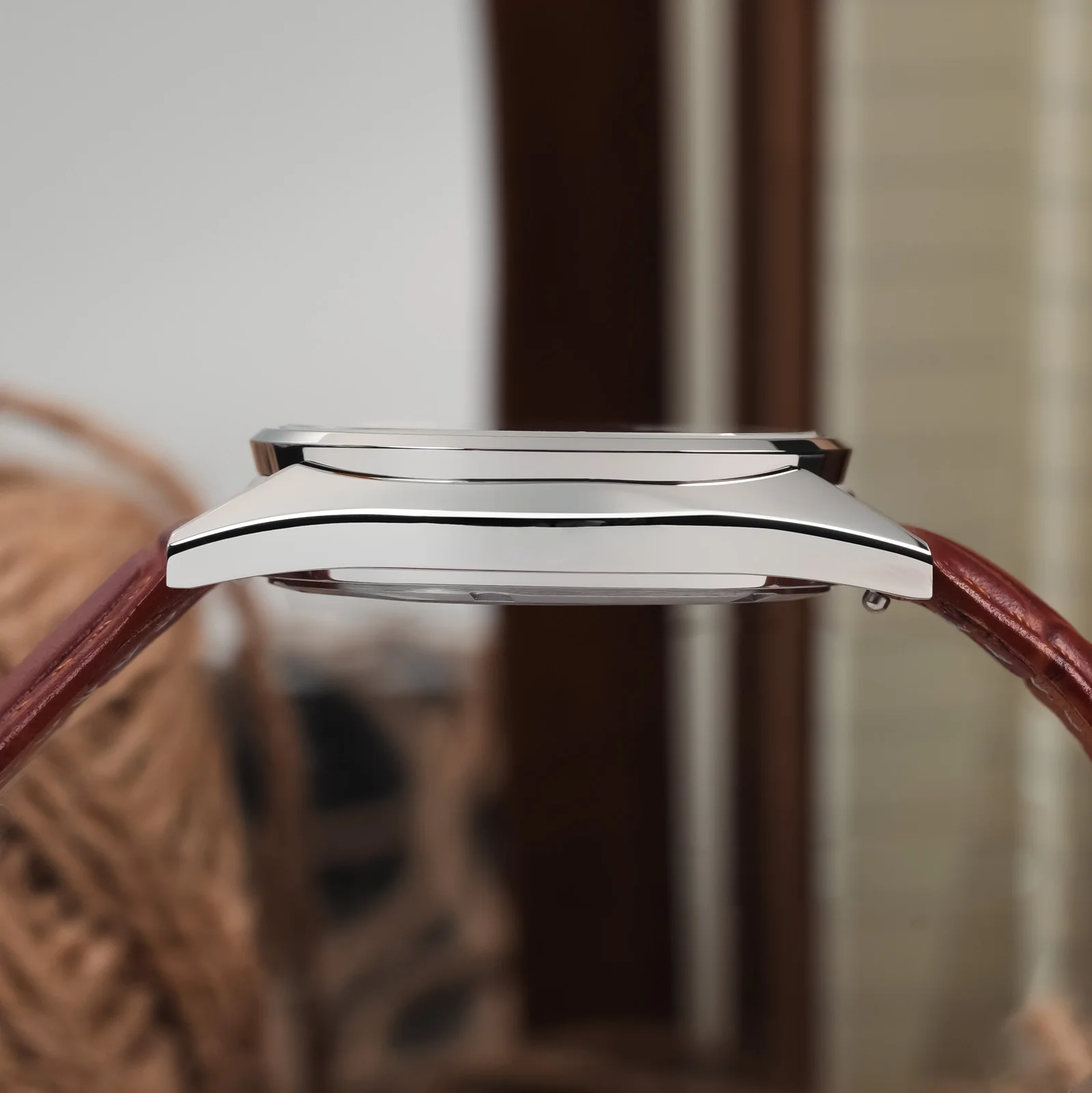 Chameri GS04 Quartz Watch VH31 Sweep Second Movement Couple Watches Sapphire Crystal Waterproof 100m Stainless Steel Wristwatch