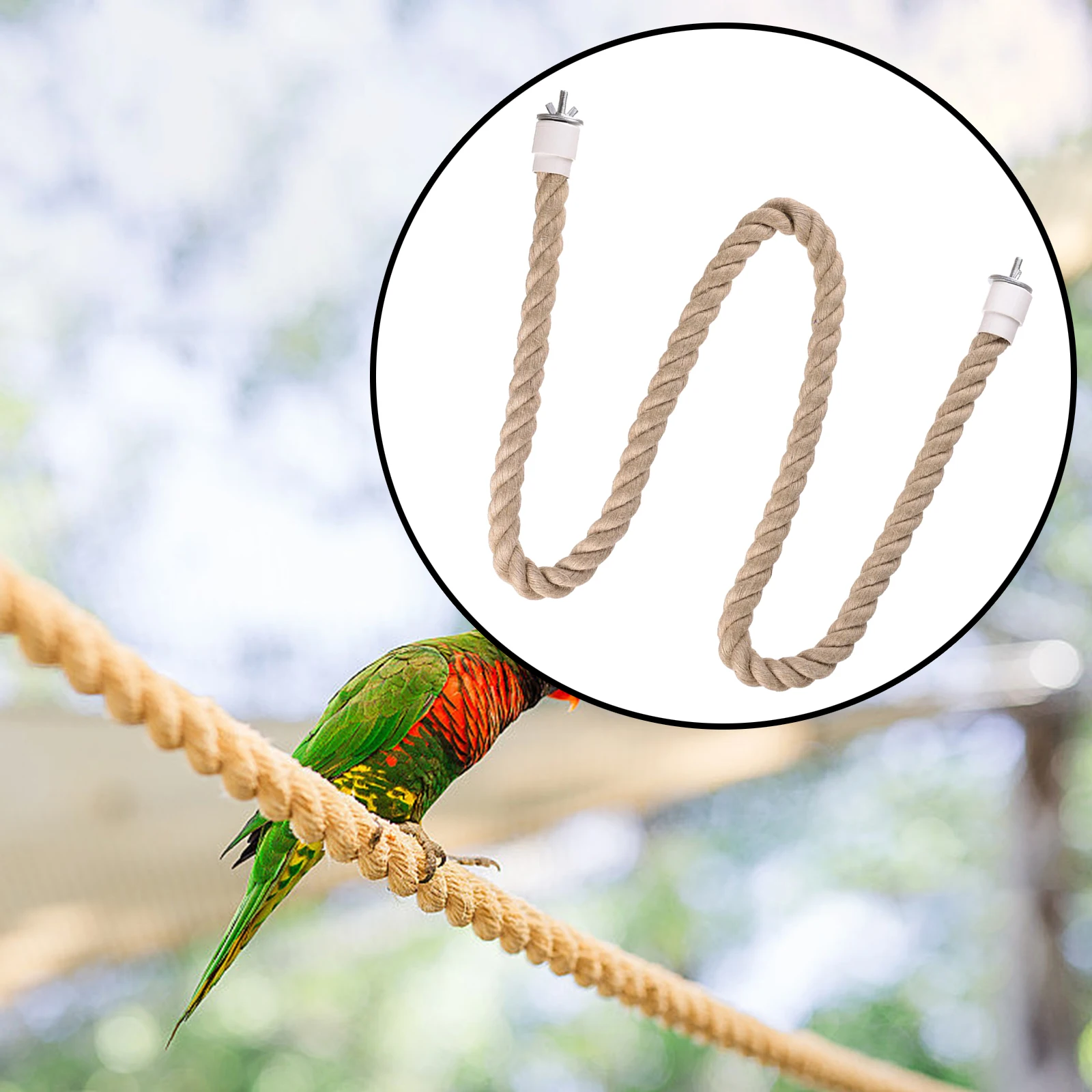 Climbing Rope for Parrots, Perch Stand for Birds, Toy for Bird Cages Standing Bird Toy Chew Chewing Parrot Accessories