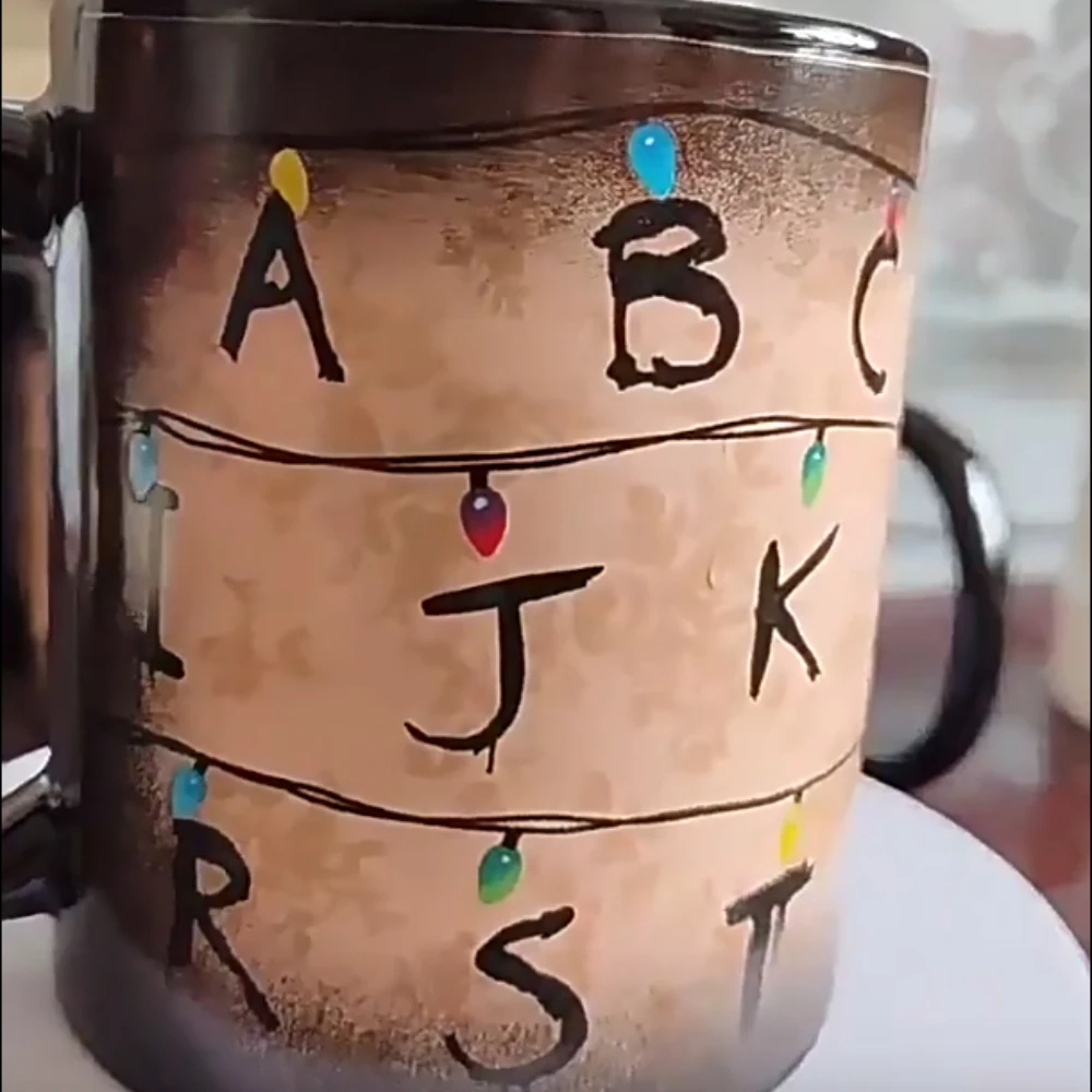 Color Changing Ceramic Mug Thermosensitive Color Changing Ceramic Cup Magics Coffee Mugs Heat Sensitive Unique Design Glass
