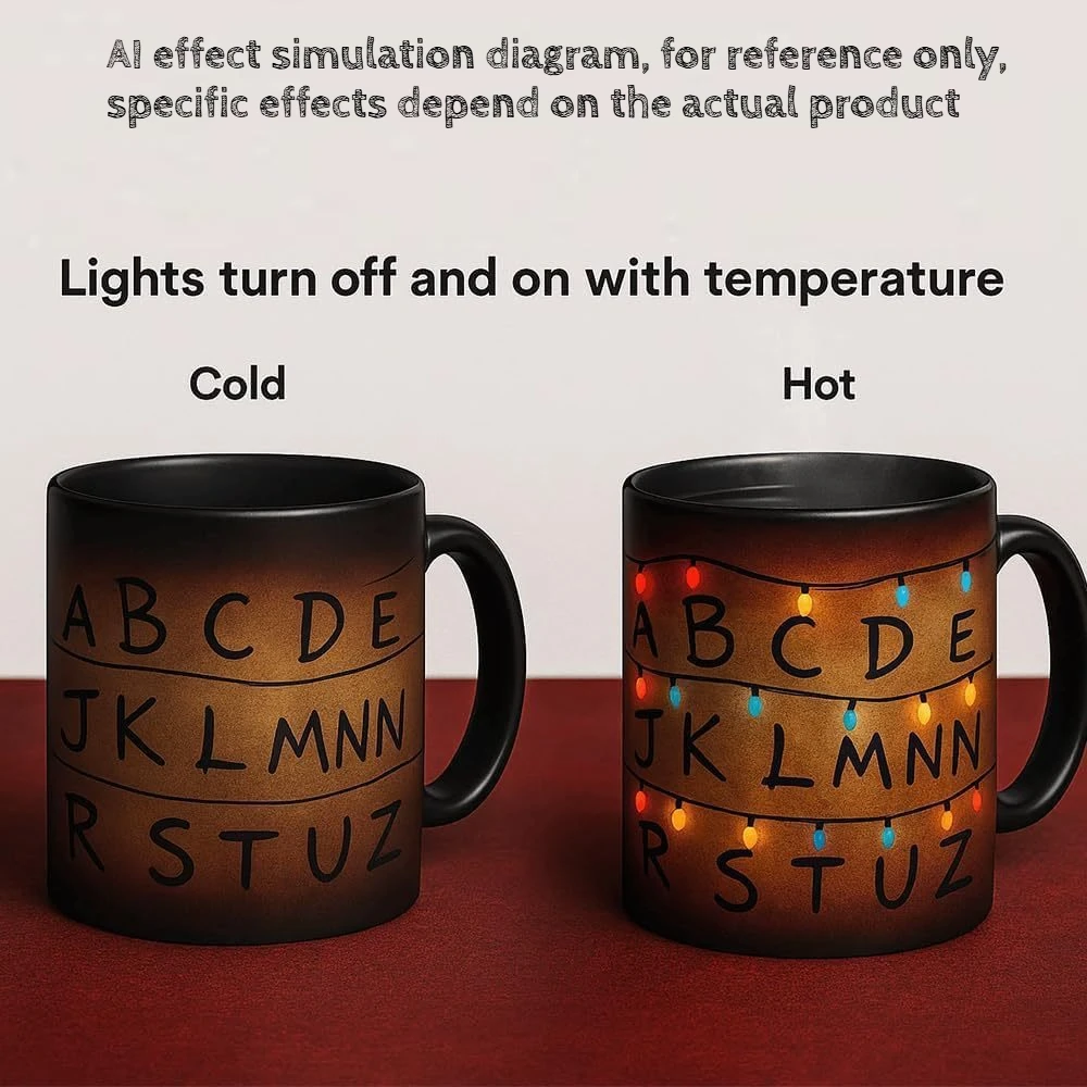 Color Changing Ceramic Mug Thermosensitive Color Changing Ceramic Cup Magics Coffee Mugs Heat Sensitive Unique Design Glass