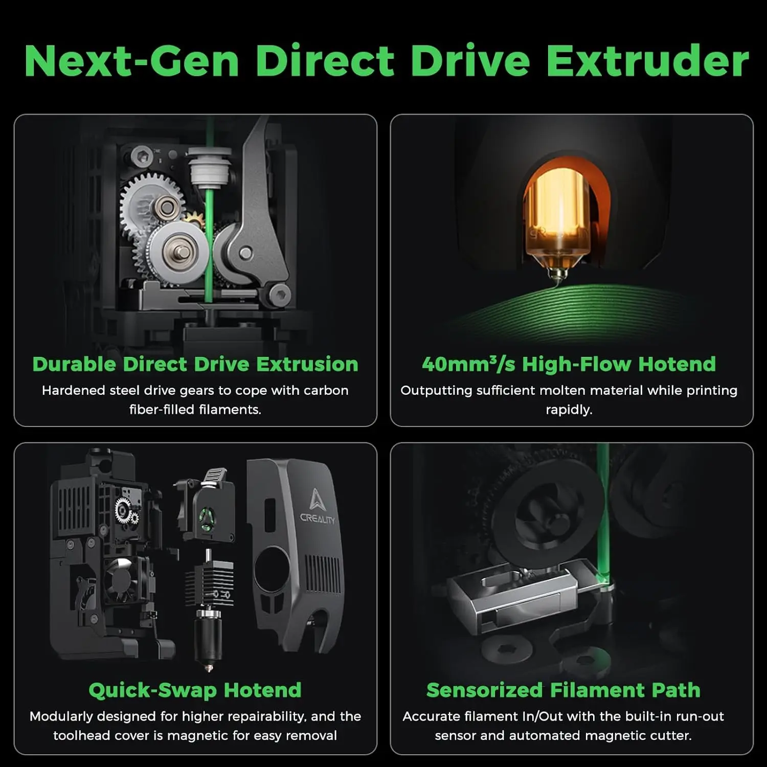 Creality K2 Combo 3D Printers with CFS, Dual Camera, 600mm/s Printing Speed,260 * 260 * 260mm Printing Volume