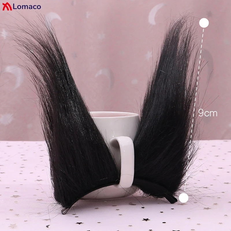 Cute Plush Fox Ear Hairpins Lolita Furry Cat Ears Hair Clips Fluffy Headwear Sweet Lovely Girl Party Props Cosplay Accessories