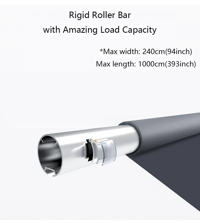 Decopedia Roller Shades for Windows Motorized Smart Window Blinds Blackout Roller Day and Night Simple No-Valance Blinds