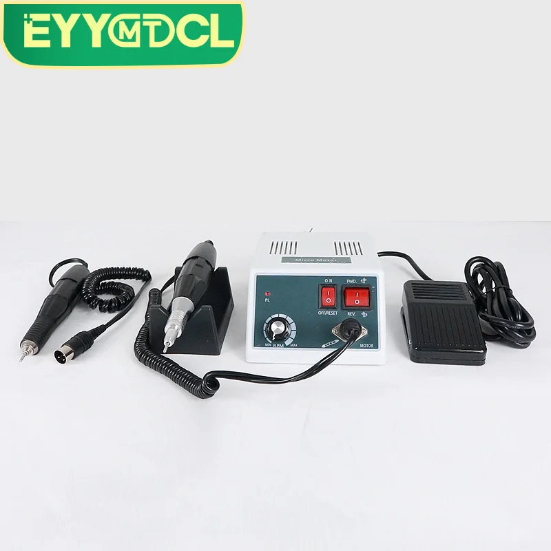 Dental Hand Grinder Lab MARATHON Micromotor Polishing E-TYPE 35000 RPM Dental Lab Equipment Dentist 18/102/204 Handle Set Tips