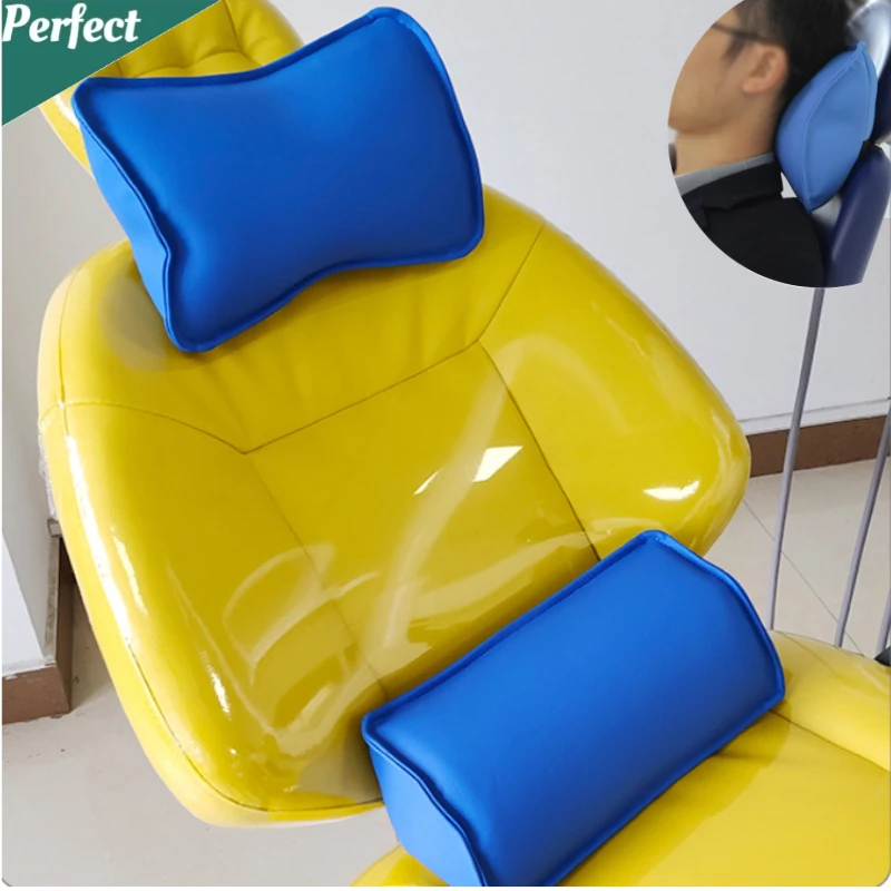 Dental Leather Waist Pillow Neck Pillow Memory Cotton Dentist Chair Unit Accessories Dental Chair Neck Cushion Waist Cushion Set