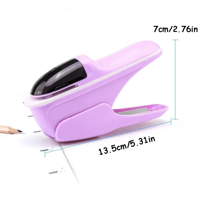 Desktop Stapleless Stapler For Fixing Up To 8 Sheets For Home School Office Desktop Stapler Ticket Paper And Document Binding