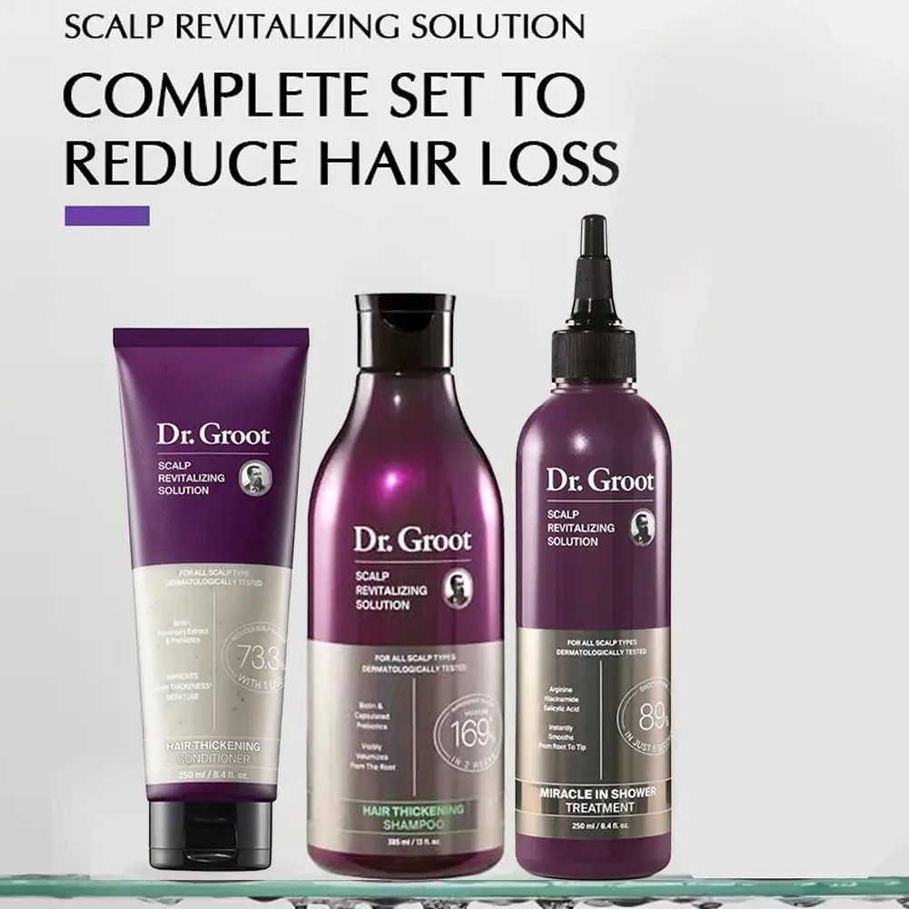 Dr. Groot Thickening Shampoo Conditioner Hair Care Oil Deeply Moisturizing Repairs Damaged Hair And Enhances Shine Gentle Care