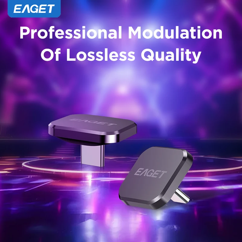 EAGET 8GB/16GB/32GB/64GB Mini Car Type-C USB 2.0 Flash Drive Plug & Play for Dashcam Mobile Mac PC Car Driving