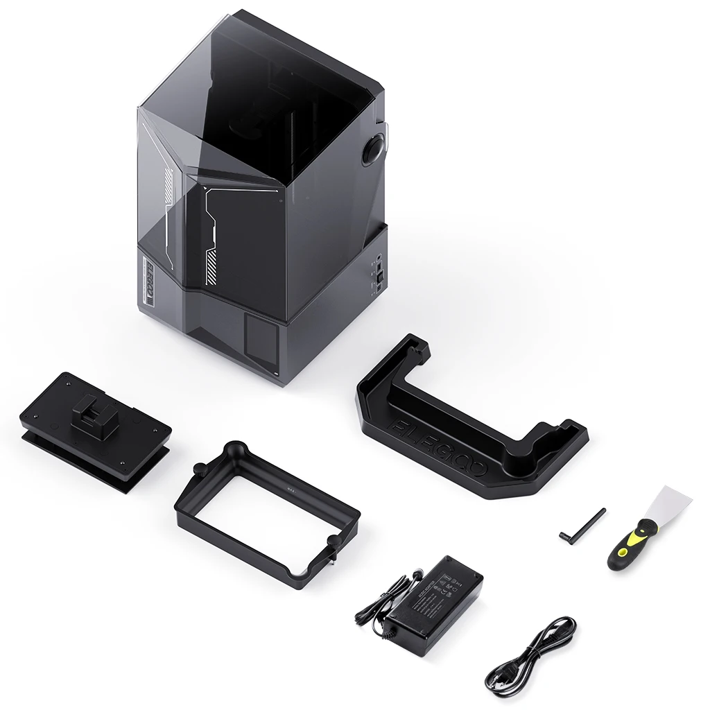 ELEGOO SATURN 4 ULTRA 12K Resin 3D Printer with Automatic Leveling, AI Print Monitoring, High Speed Printing Size 218x122x220mm