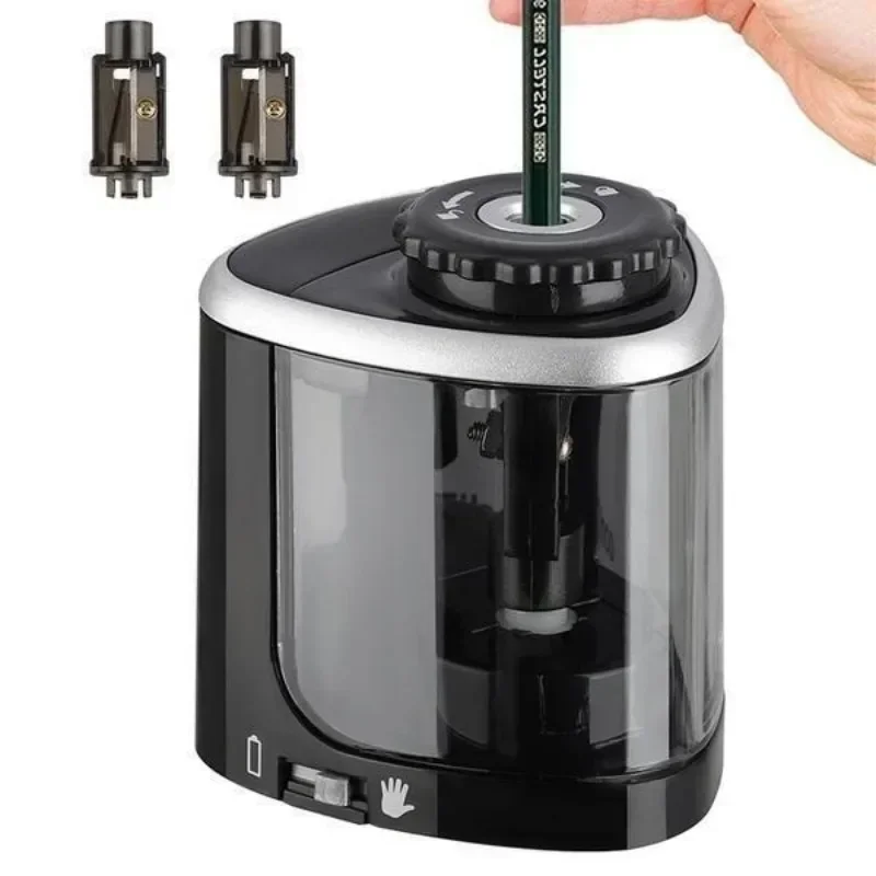 Electric Pencil Sharpener Automatic Touch Switch Pencil Sharpener School Office Classroom Stationary