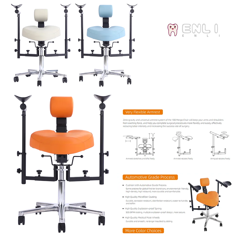 Ergonomic Dent Comprehensive Treatment Luxury Foot Pedal Height Adjustable Dental Laboratory Equipment Instrument Dentist chair