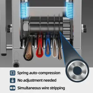 Fast Scrap Wire Stripper Machine Rust-Proof Blades Perfect for Recycling Copper Wires 0.5-60mm² Capacity Cable peeler