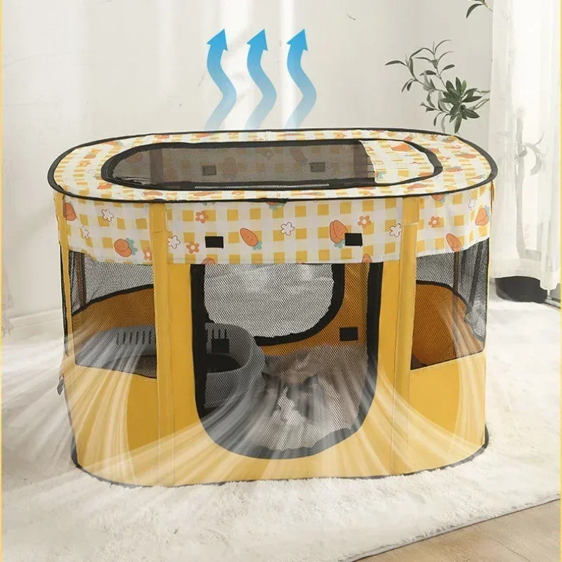 Foldable Pet Playpen Cat Delivery Room Tent Portable Indoor Outdoor Dog Kennel Crates Pet Birthing Center Supplies For Birthing