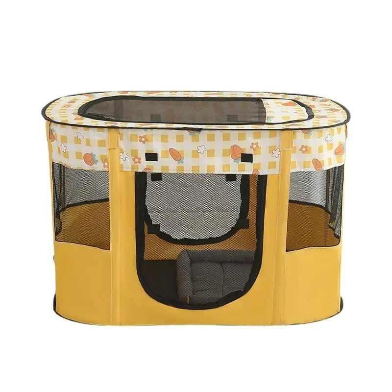 Foldable Pet Playpen Cat Delivery Room Tent Portable Indoor Outdoor Dog Kennel Crates Pet Birthing Center Supplies For Birthing