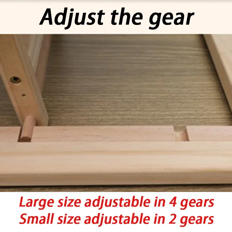 Foldable Small Dog Ramps Solid Wood Pine Stairs High Bed Dog Ramps Car Door Outdoor Pets Straight Ladder Climbing Pet Supplies