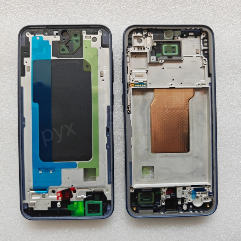 For Samsung Galaxy A35 5G sm-A356 LCD Front Frame Bezel Middle Faceplate Housing Chassis Smartphone Repair Parts