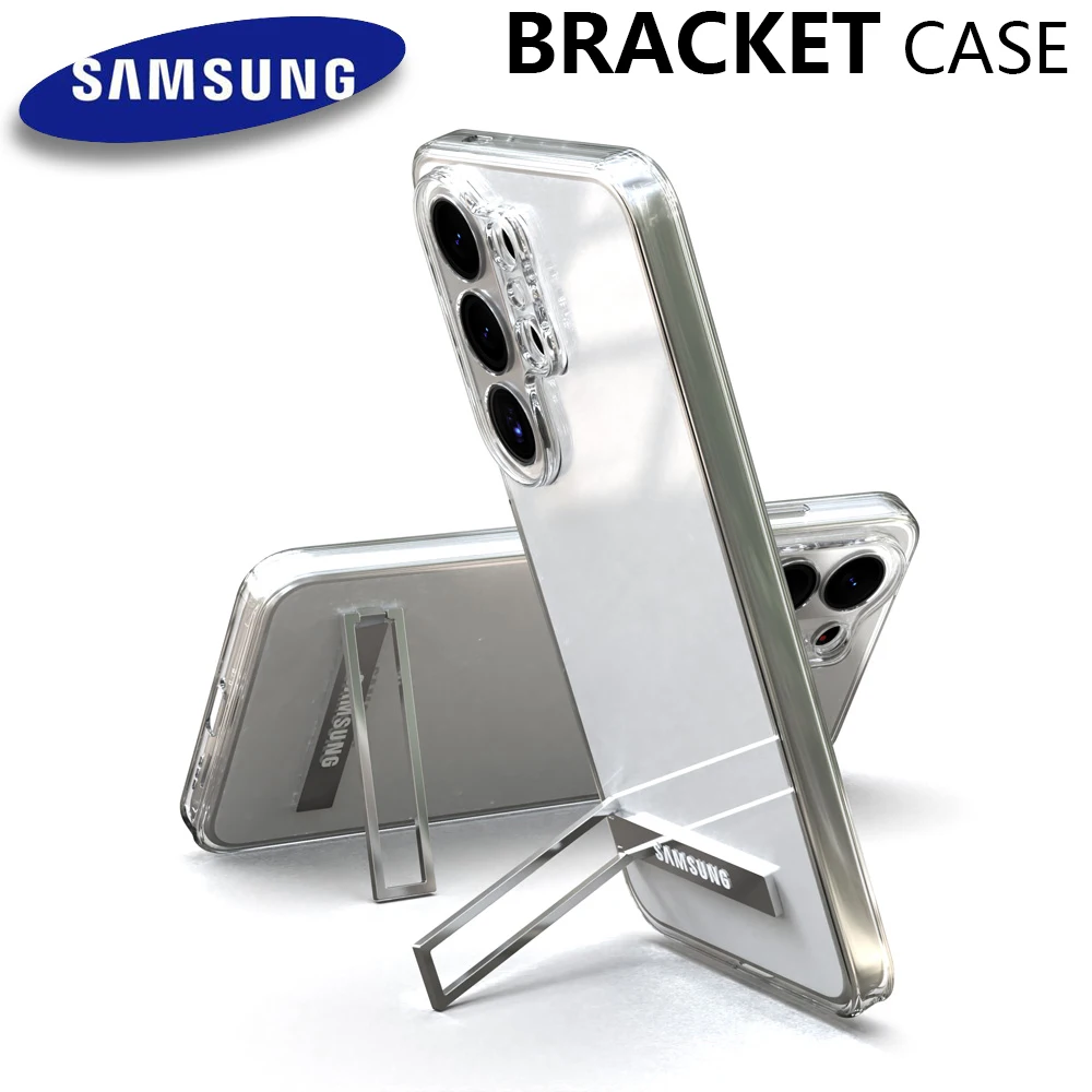For Samsung Galaxy S26 S26 Plus S26 Ultra Bracket Case S26Plus S26Ultra S26+ support Cover stand Back Protective Housing S25 S24