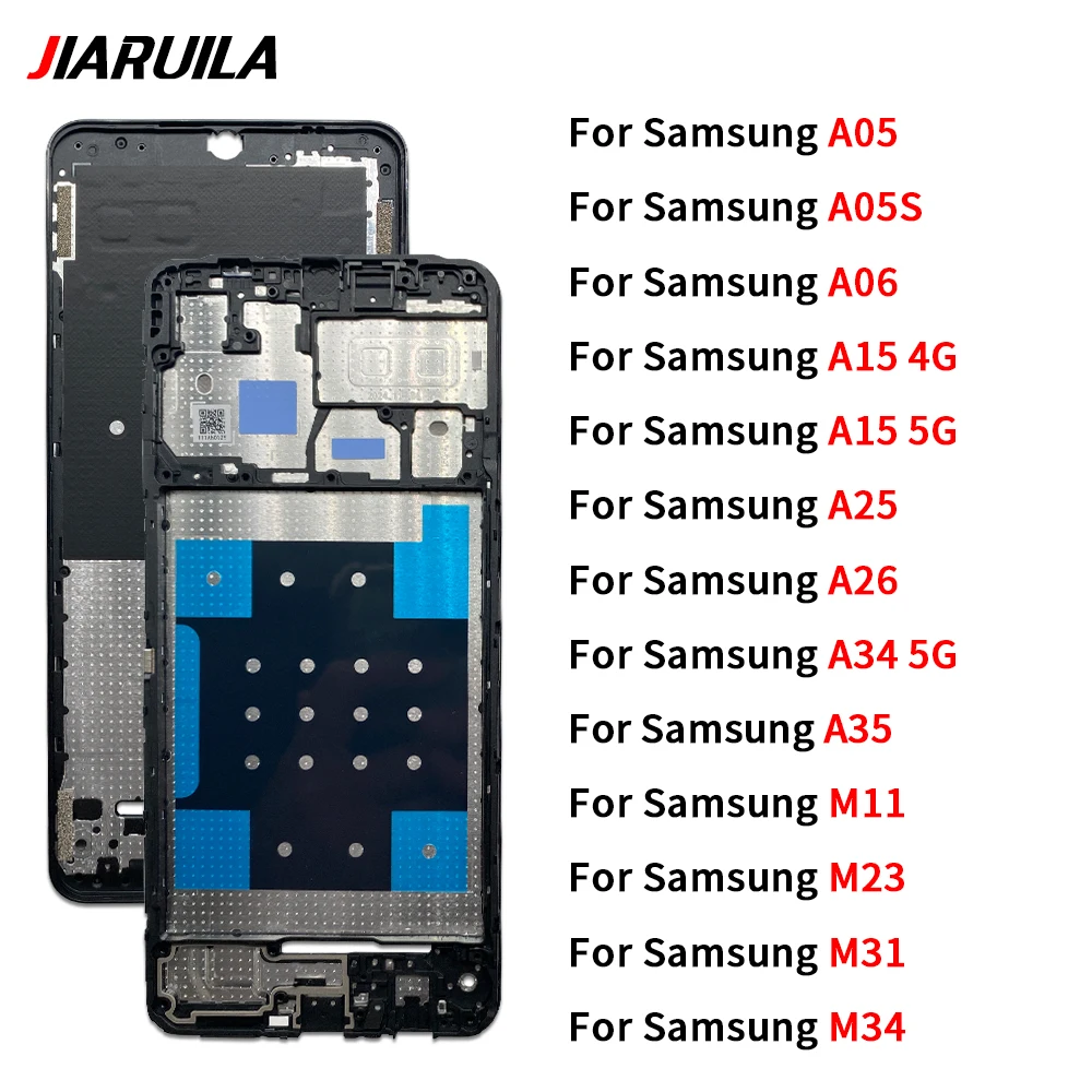 For Samsung M35 A05 A05S A06 A15 4G A26 A34 5G A35 M11 M23 M31 M34 Front Housing LCD Frame Bezel Plate shell A-frame LCD brack