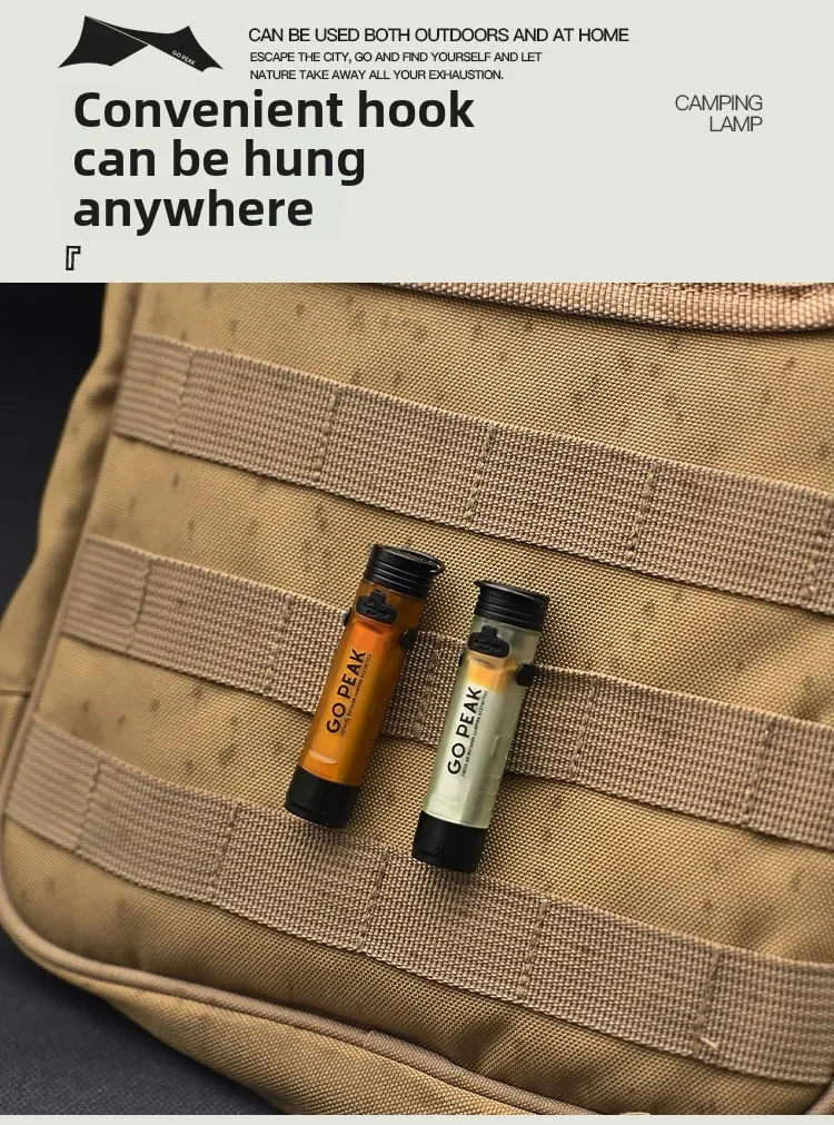 GOPEAK Pocket Mini Flashlight Outdoor Key Clip Cap Ambient Led Long Endurance Disaster Relief Emergency 5050 Small Light