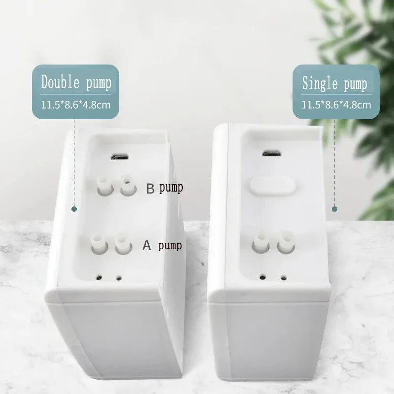 Garden Adjustable Valve Drip Irrigation Device Double Pump Controller Timer System Solar Energy Intelligent Automatic Watering