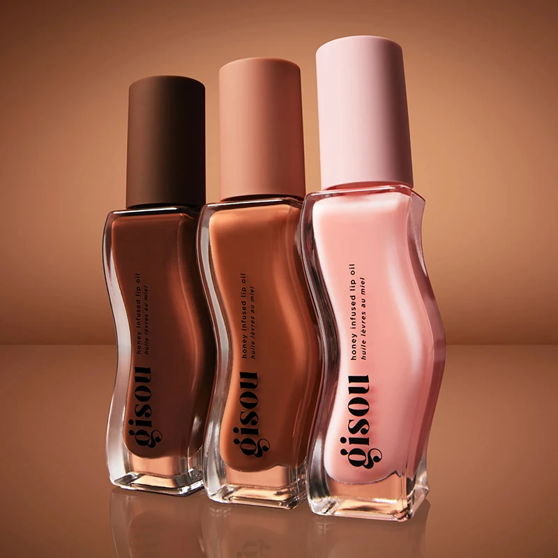 Gisou Moisturizing Glazed Plum Lip Balm Lip Oil Gloss Care Of The Lips Benetitnt For Lips Plumping Exfoliating Plumping Gloss