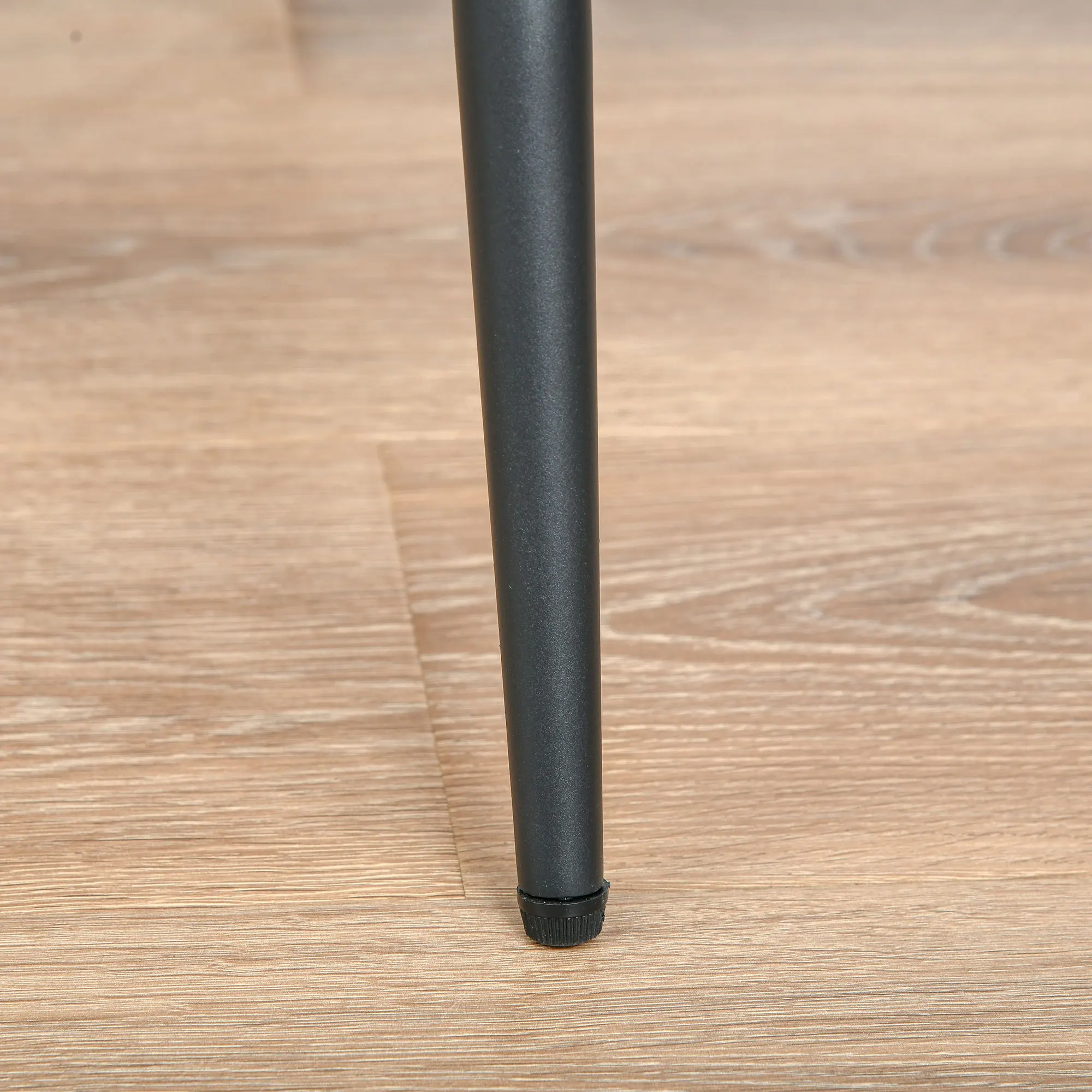 HOMCOM Set Of 2 Retro PU Leather Bar Chairs Set Stylish w/ Footrest Metal Frame