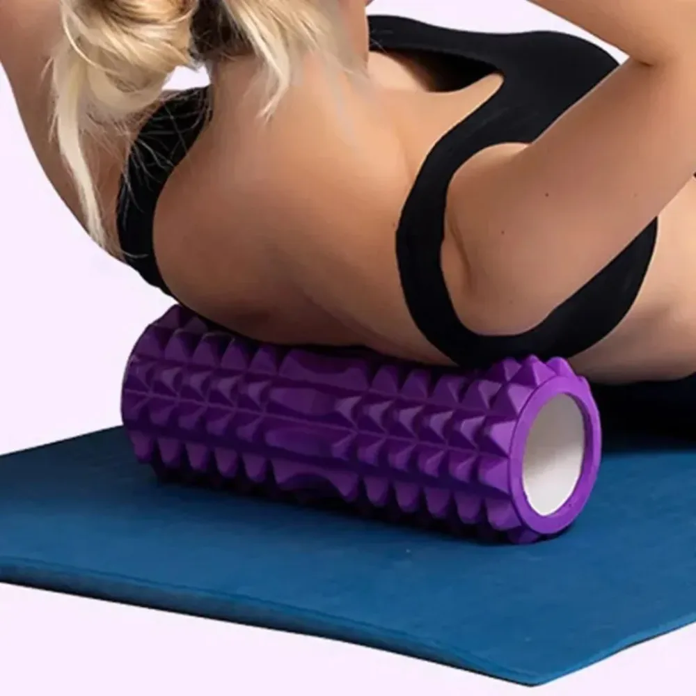 Hollow Yoga Column Foam Three-dimensional Floating Roller for Pilates Yoga Exercise Fitness Relaxation Muscle Massage Stick Club