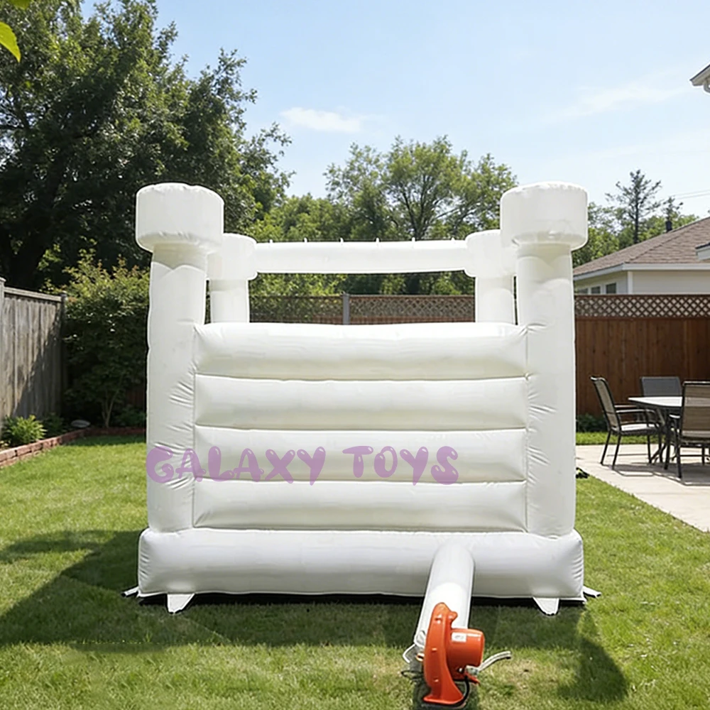 Inflatable Slide Trampoline with Blower for Kids Birthday Wedding Party High Quality Indoor and Outdoor Square Inflatable Castle