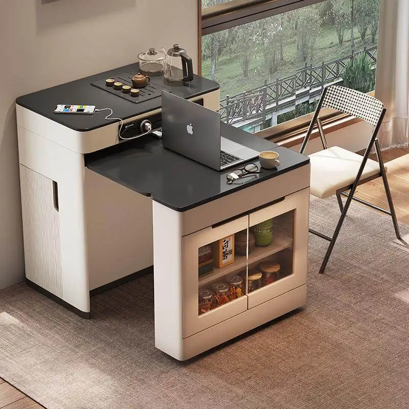 Italian Minimalist Extendable Foldable coffee tables Sintered Stone table basse coffee table fur Multi Use Home Island Tea Stati