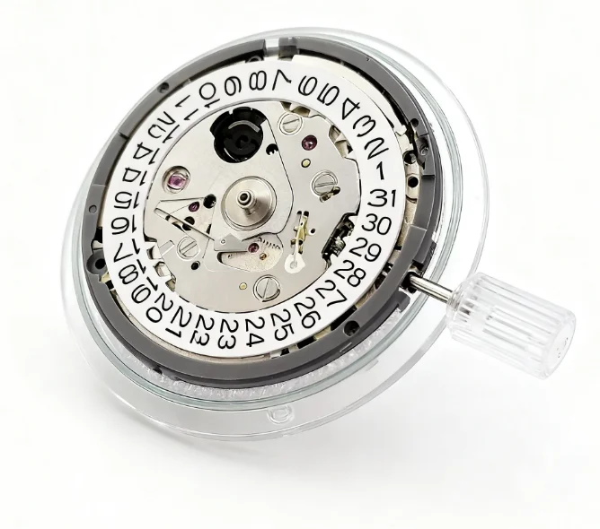 Japan Genuine NH35 Automatic Mechanical Movement High Accuracy 24 Jewels Mod Watch Replacement NH35A Date at 3:00
