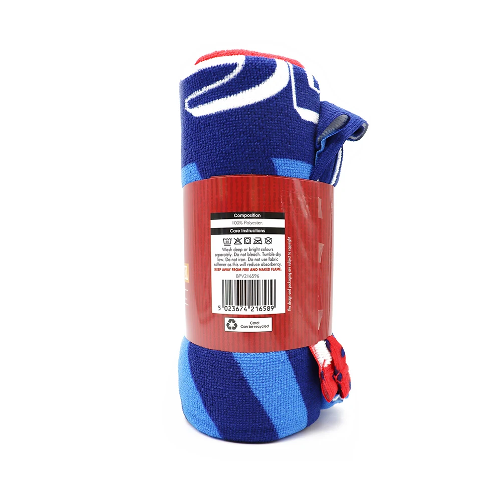 Kids Printed Beach Towel 70x140cm, Quick Dry Lightweight Microfibre Bath Towel, Soft Absorbent Travel Towel