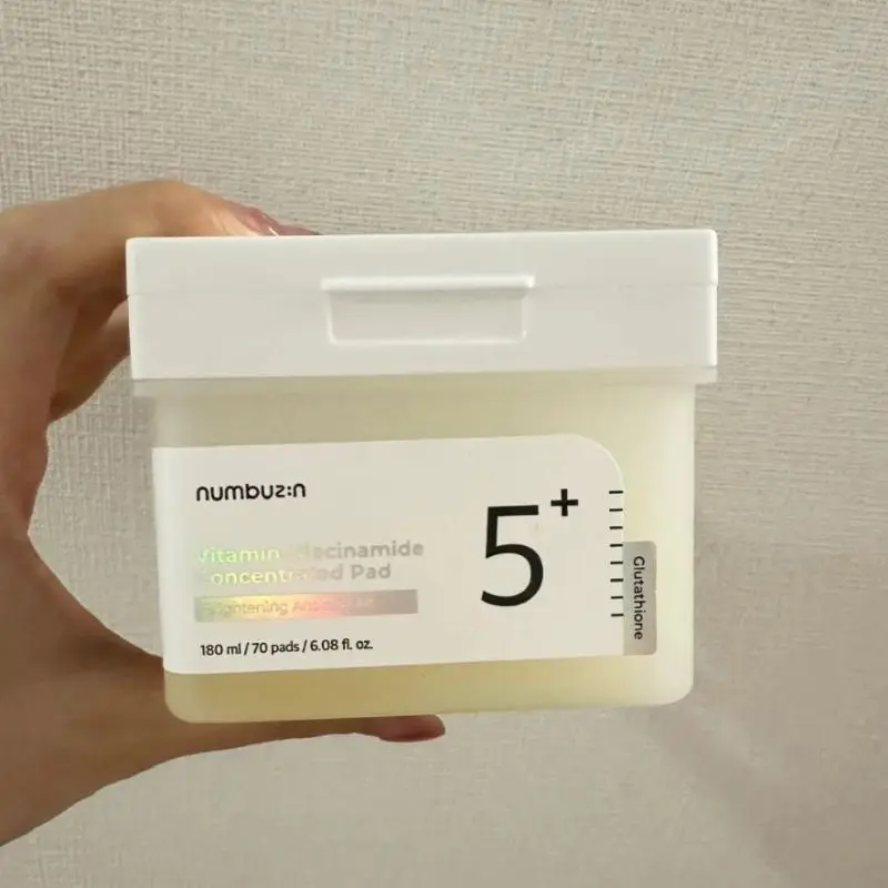 Korea numbuz:n No.3/5 Skincare Set Tone Up Cream Serums Toning Pads Brightening Hydrating Sun Protection Skincare Products