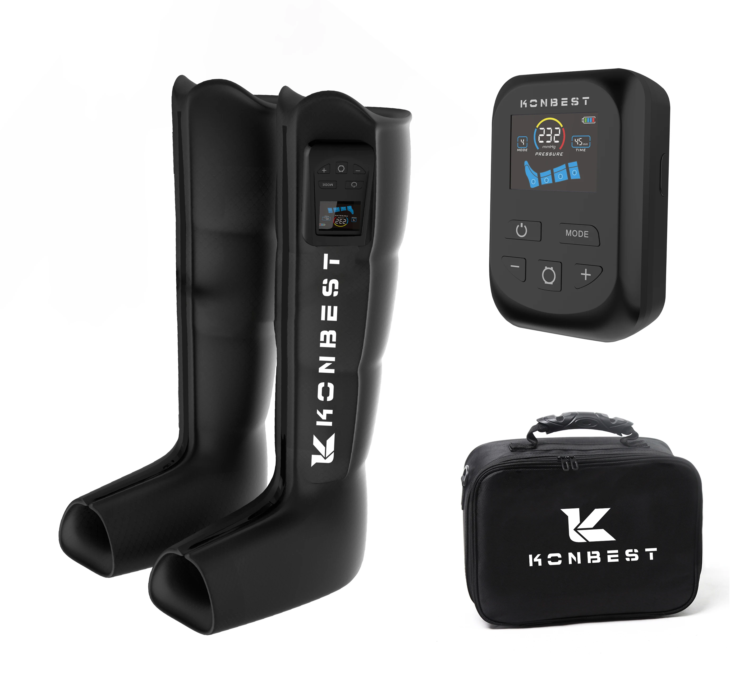 Leg Massager Lymphatic Drainage Sleeve Apparatus Leg Massage Air Compression Recovery Boots Pressotherapy Presoterapia Press