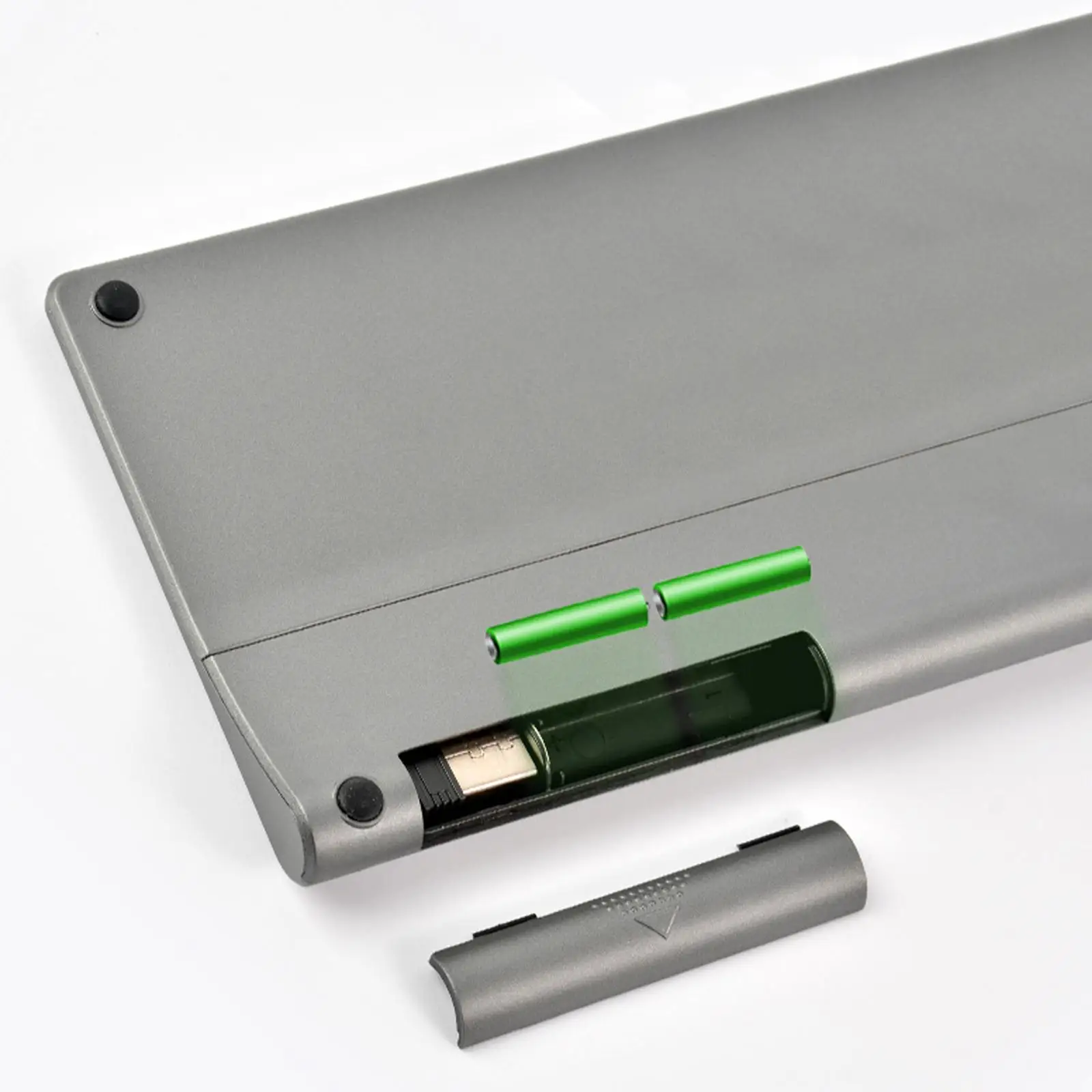 Lightweight Portable Wireless Keyboard Built in Touchpad USB Receiver Mini Keyboard for Computer Laptop Tablet