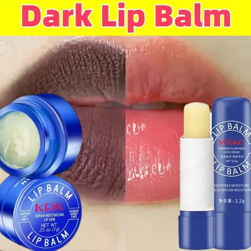 Lip Balm Exfoliating Clean Remove Dark Lip Balm Lightening Melanin Mask Gloss Oil Moisturizer Dead Skin Repair Makeup Lip Care