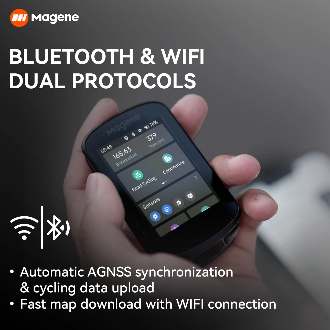 Magene C506 Touchscreen GPS Bike Computer Navigation Cycle Speedometer Bicycle Odometer