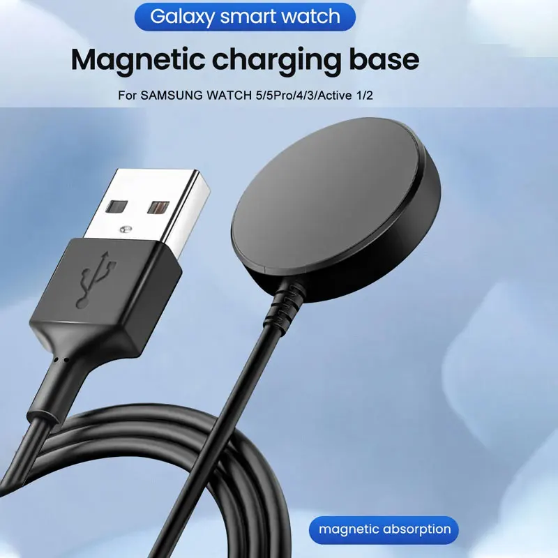 Magnetic Watch Wireless Charger For Samsung Galaxy Watch 8/7/6/5pro/5/4/3 Active 2 Portable Watch Fast Charging Dock Station