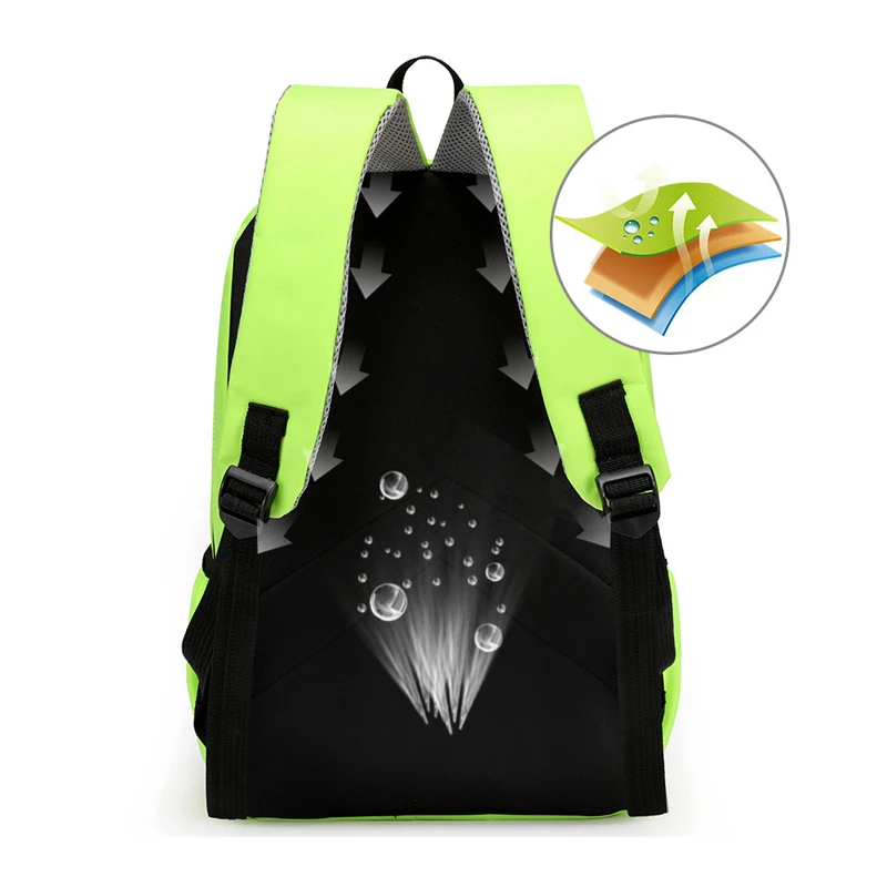 Minecrafted Series Student Backpack Green Letter A-Z Primary School Bag Hot Game Figure Print Schoolbags Cartoon Birthday Gift