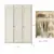 Three-door wardrobe