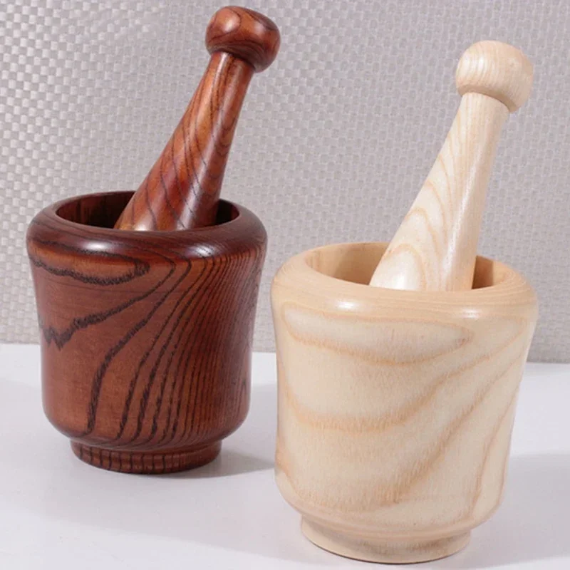 Mortar and Pestle Set Press Ginger Crusher Spices Grinding Garlic Mincer Herb Spice Masher Grinder Fresh Chopped Graters