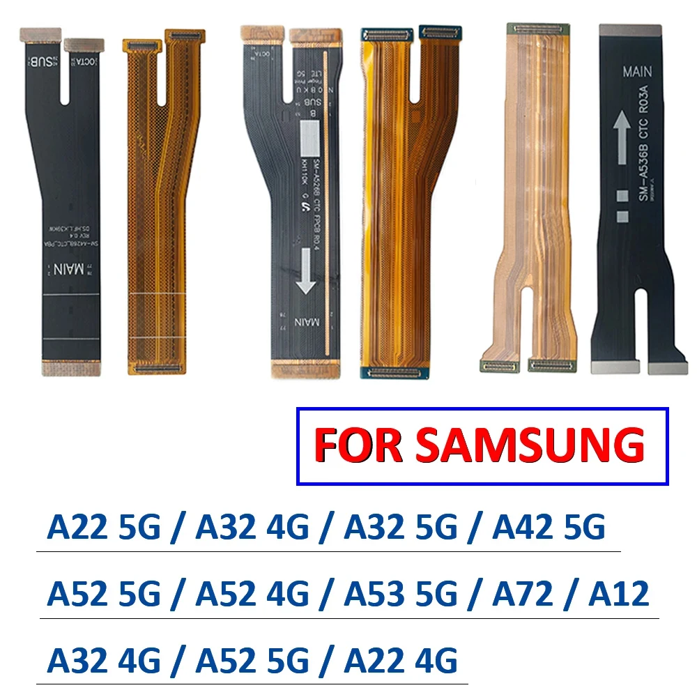 NEW Main Board Motherboard Connector LCD Flex Cable For Samsung A21 A72 A22 A33 A42 A52 A32 A24 4G A53 A54 5G A73 A35 A55 A34