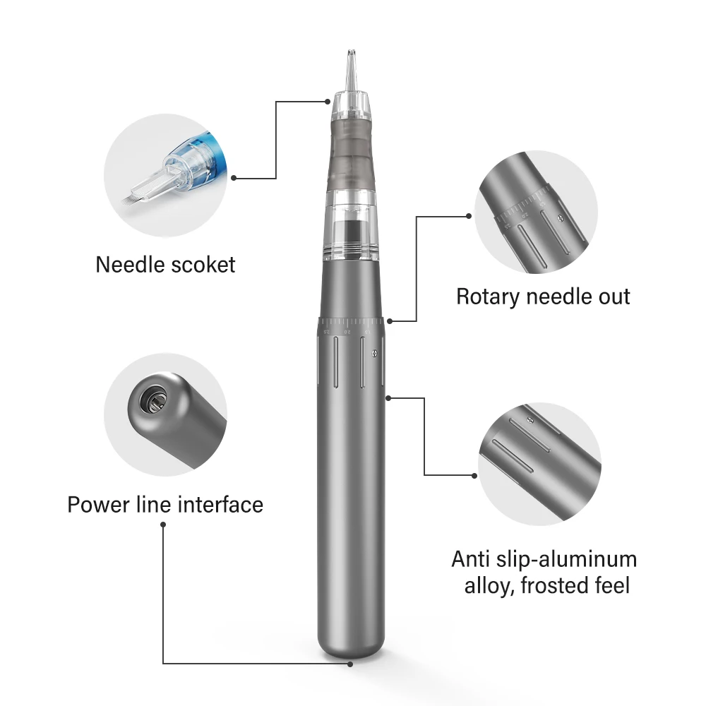 NUOJO Permanent Makeup Machine Microneedling permanent machine Professional Tattoo Machine For Eyebrows Lip Body tattoo supplies