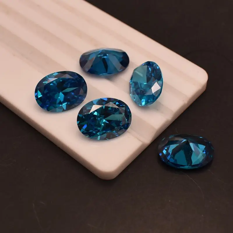 Natural Mined Deep Aquamarine Unheated 15.0 Ct 13x18mm Oval Cut VVS Loose Gemstone Jewelry Making Gem