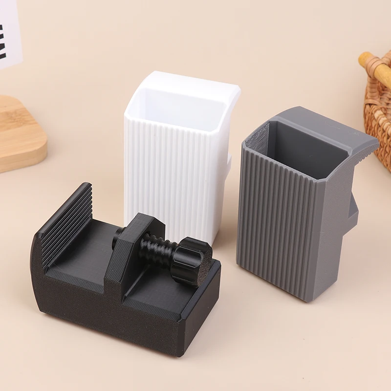 New Clip On Desk Edge Pen Holder Organizer Wide Clamping No Screws Office Home Storage Workplace Teaching Office Organization