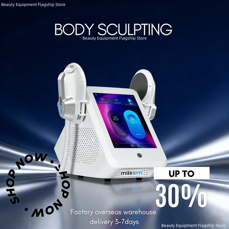Newest Myoslim Neo RF Sculpting Butt Lift EMS Machine 6500W HIEMT Muscle Stimulator Body Shaping Massage Equipment