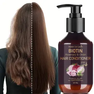 Onion Rosemary Biotin Hair Conditioner & Shampoo,Gentle Moisturizing Cleaning,Fluffy Smooth Hair Care,Scalp Treatments Products